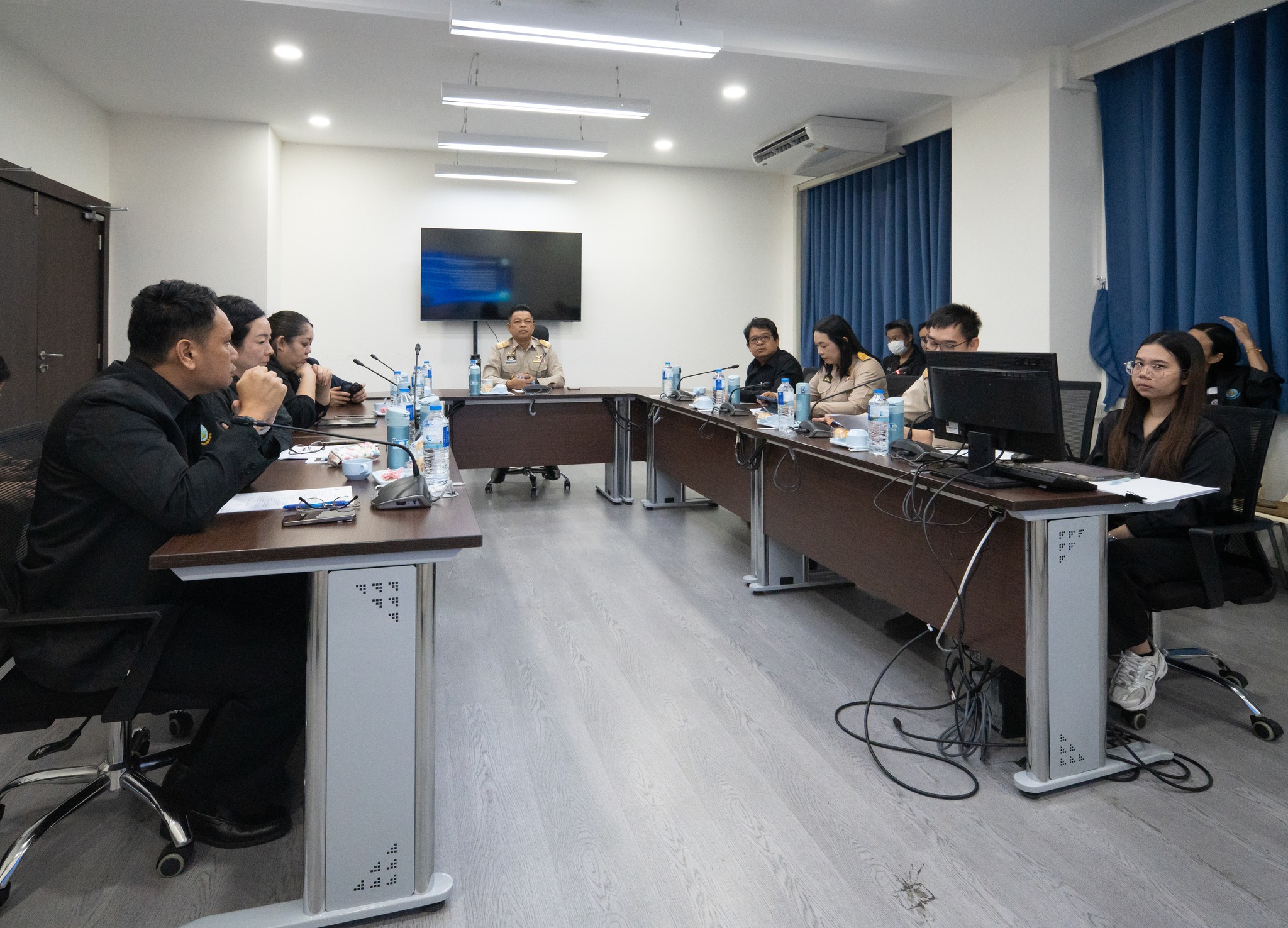 สสภ.ร่วมประชุมส่งเสริมค่านิยม วัฒนธรรม การจัดการความรู้ และนวัตกรรมของศทส.